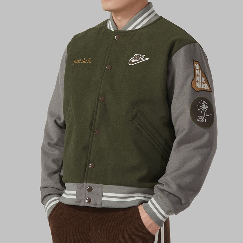 正品耐克潮流立领棒球服休闲夹克