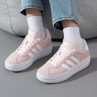 COURT BOLD 德训鞋 IH9996 正品 T头鞋 阿迪达斯女士厚底增高板鞋