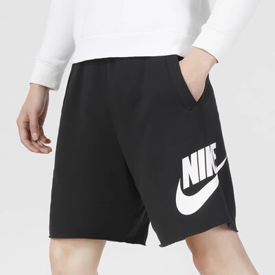 正品NIKE耐克男棉质针织运动短裤
