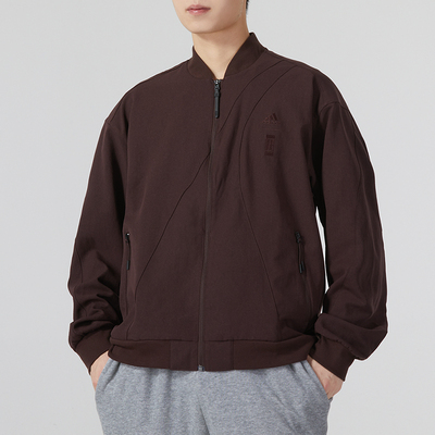 阿迪达斯新款跑步运动服休闲外套