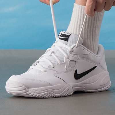2025新款耐克男鞋 NIKE CURT LITE 2 低帮防滑专业网球鞋 AR8836