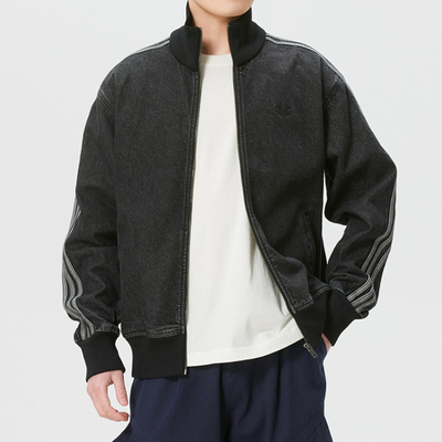 2026新款阿迪达斯 男装运动牛仔夹克 DENIM FB TT 休闲外套KD1516