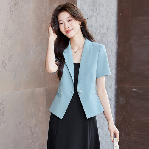2026夏季韩版短袖西装外套女