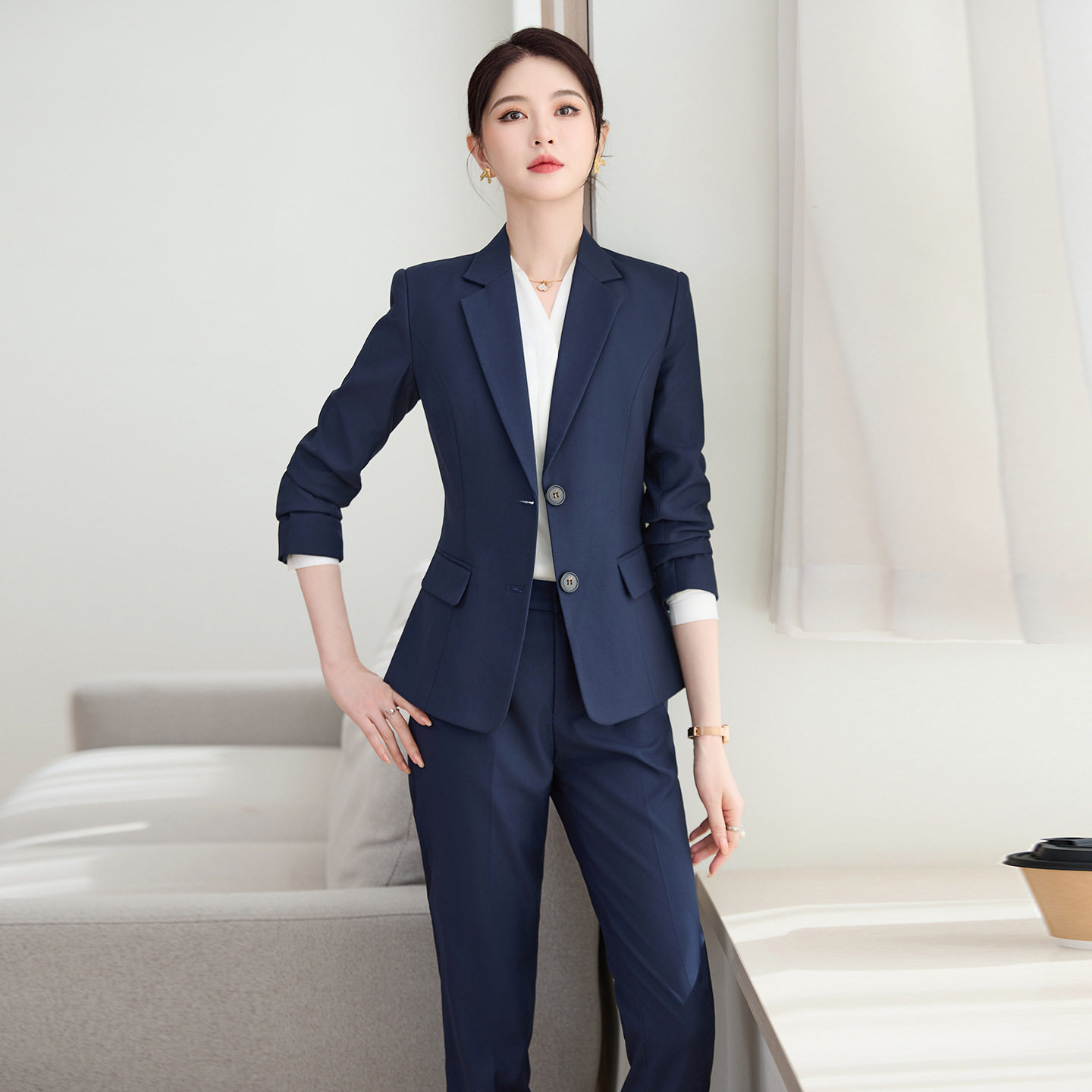 2026春新款正装西装两件套女