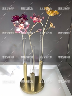 SWAROVSKI施华洛世奇樱花玉兰花雏菊野莓水晶摆件 代购 专柜正品