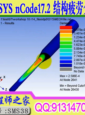 ANSYS nCode Designlife17.2结构疲劳分析计算视频教程