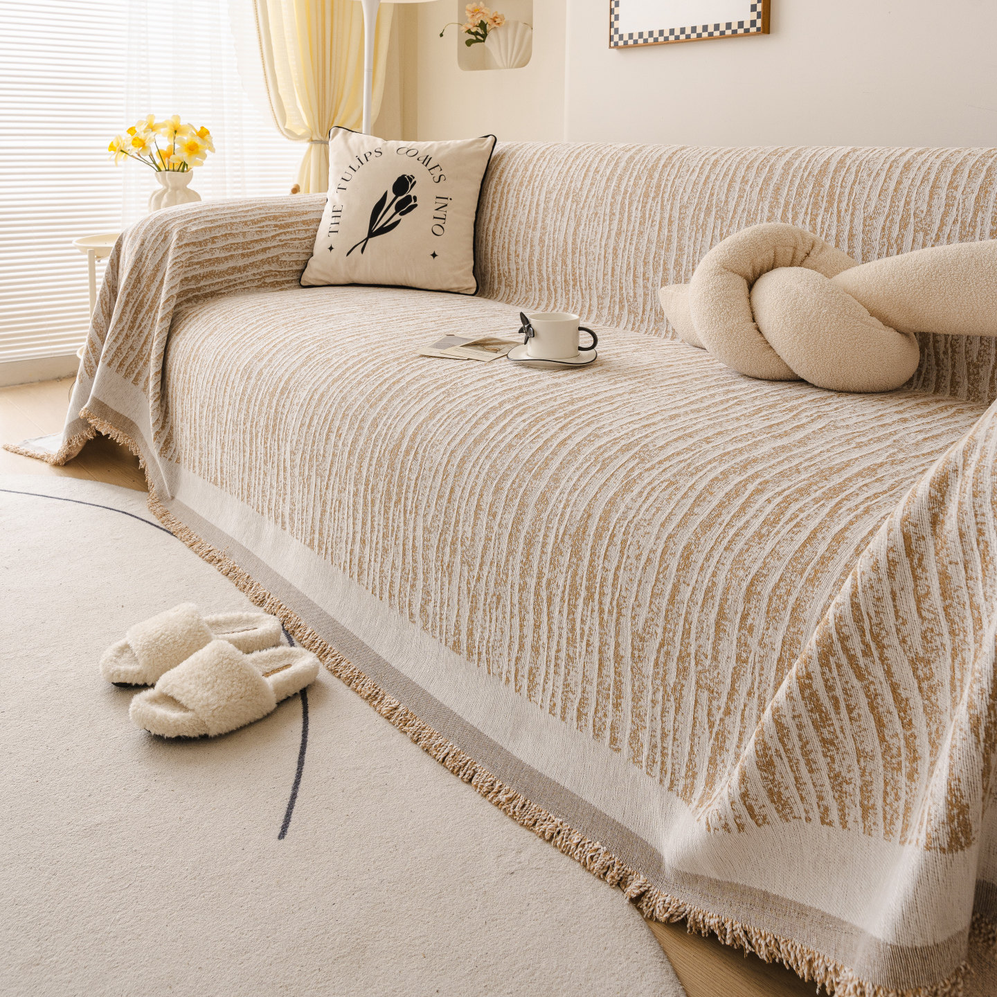 沙发巾四季通用2025新款一整张全盖布防猫抓坐垫防滑全包沙发套罩,居家布艺,沙发垫,淘宝优惠券,粉丝福利购,淘宝优惠卷