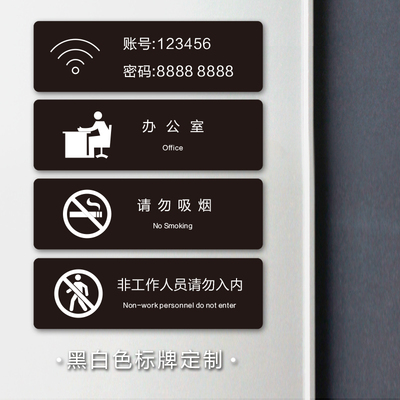 办公室请勿吸烟标识牌