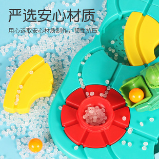 恐龙轨道筑路闯关迷宫益智逻辑思维训练回力车桌面游戏儿童玩具