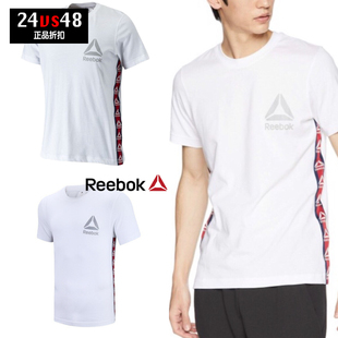 男女棉质串标透气舒适圆领运动休闲短袖 T恤衫 REEBOK 锐步 DV3354