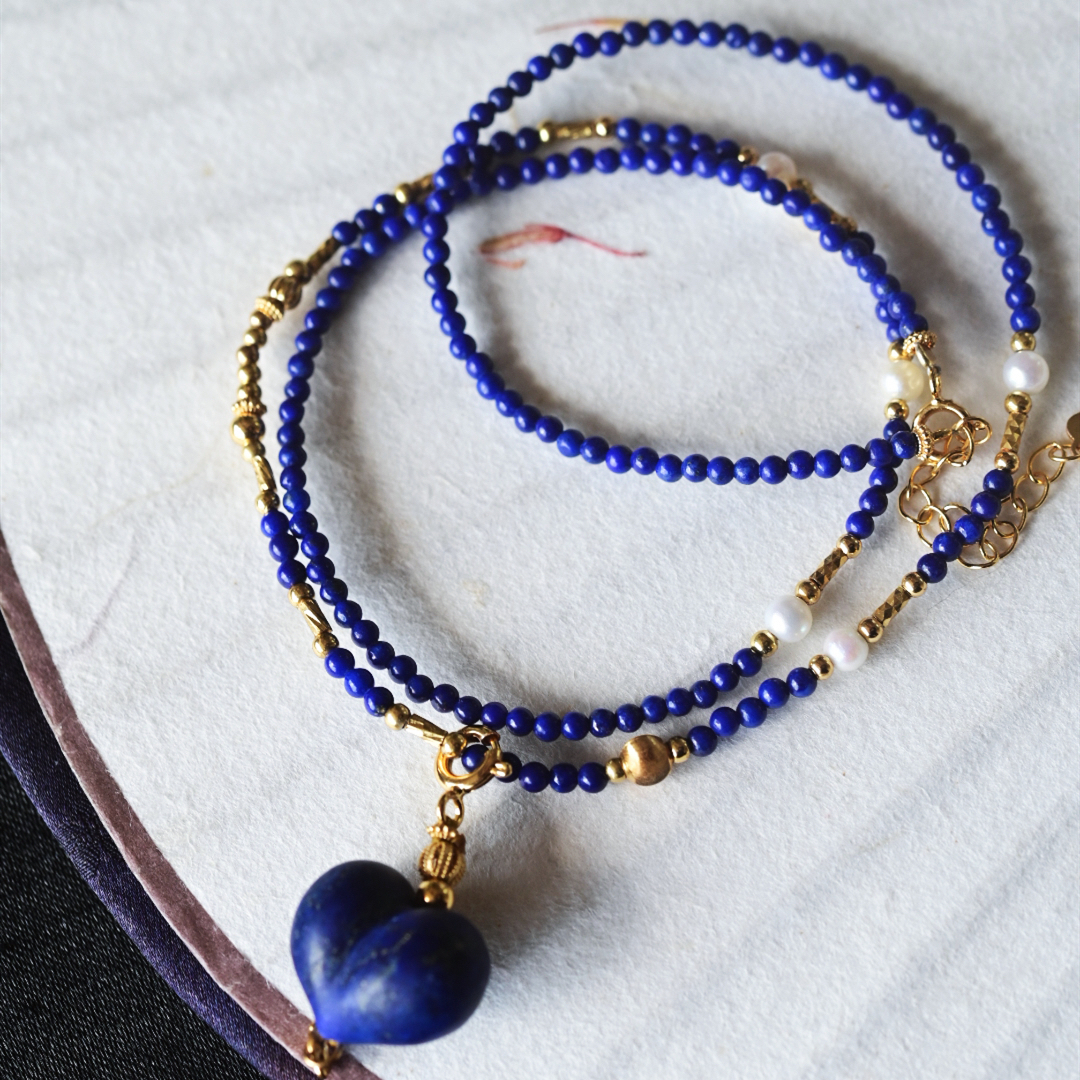 一斤钻戒天然青金石吊坠