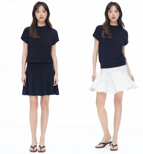 2026夏季新款网球服套装女短袖上衣半身裙运动网球裙