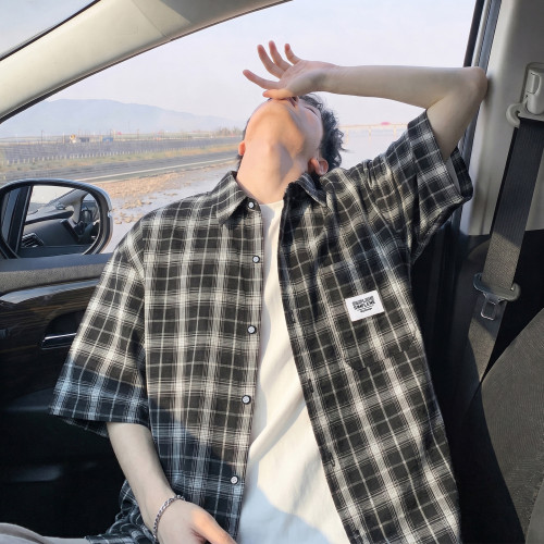 不起球不褪色凉感男装士短袖衬衫