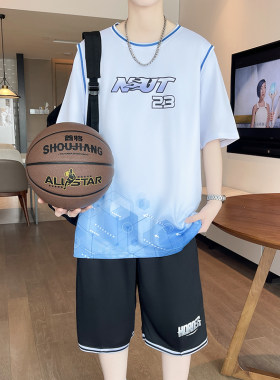 凉感透气冰丝宽松防晒夹克外套男