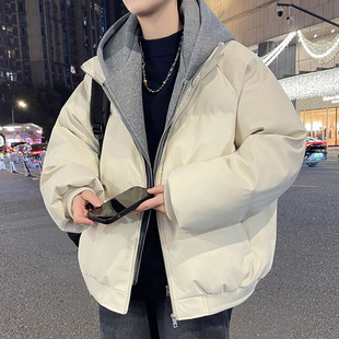 冬季新款棉衣男生加棉宽松青少年保暖加厚初高中学生夹克外套男装