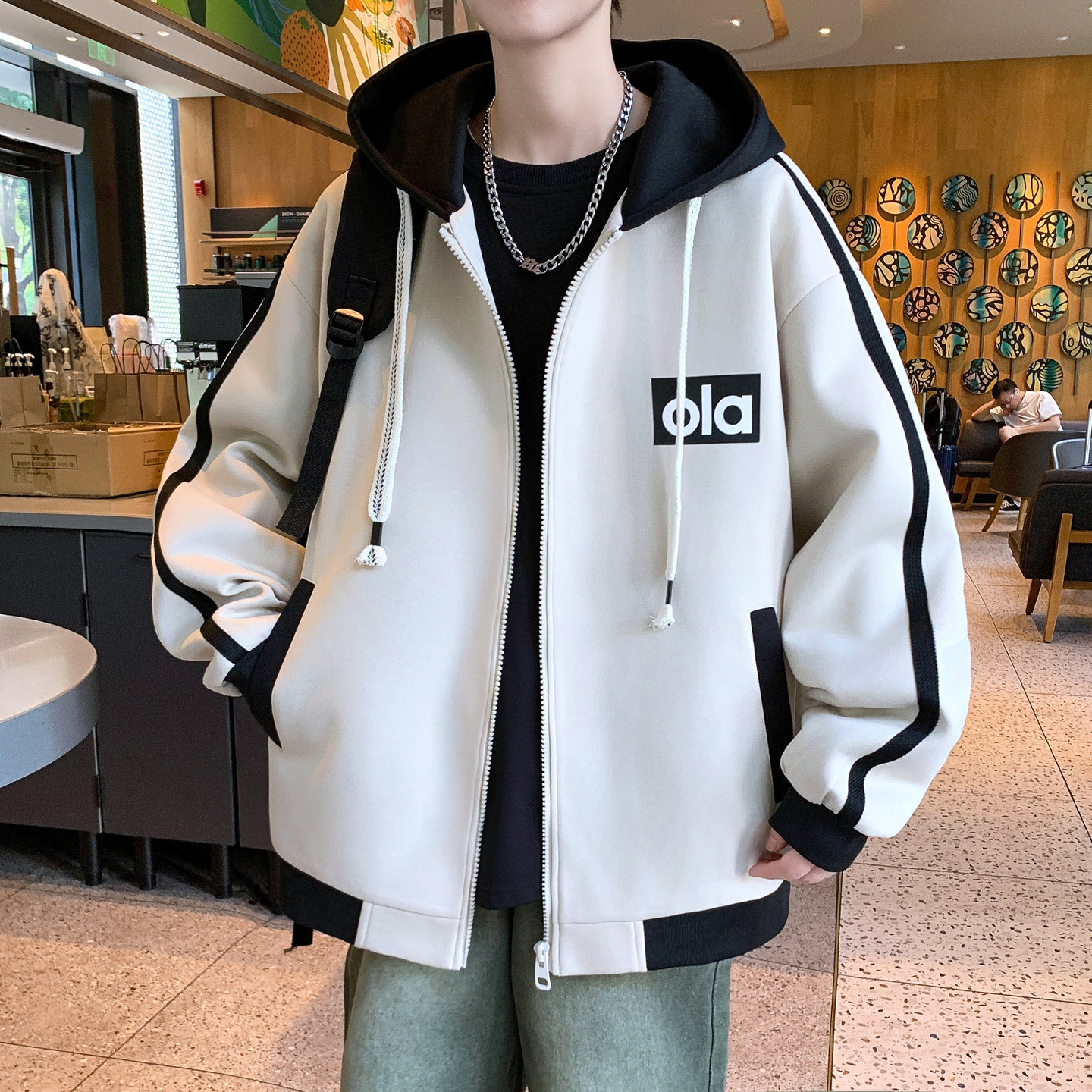 棒球服外套男生青少年春秋季新款潮流大童帅气初高中学生夹克男装