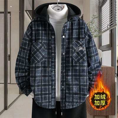 加绒加厚保暖夹克时尚版型设计