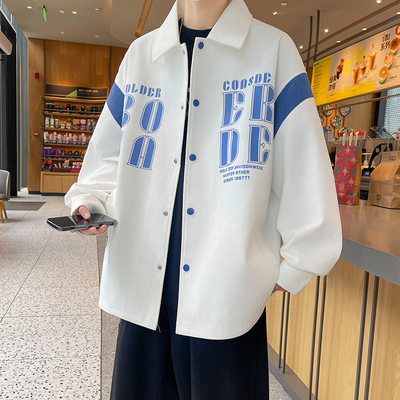 不起球不褪色衬衫潮流外套