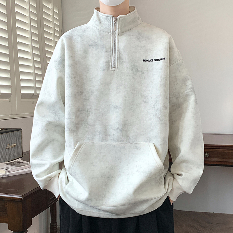 不起球不褪色卫衣宽松帅气男生潮