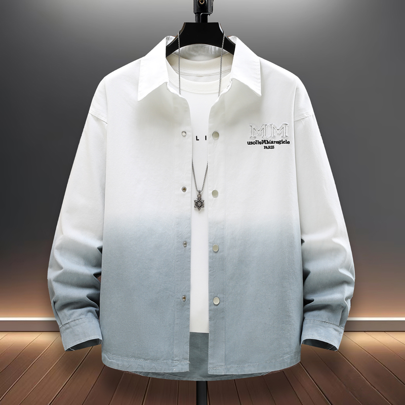 不起球不褪色夹克宽松帅气男生潮