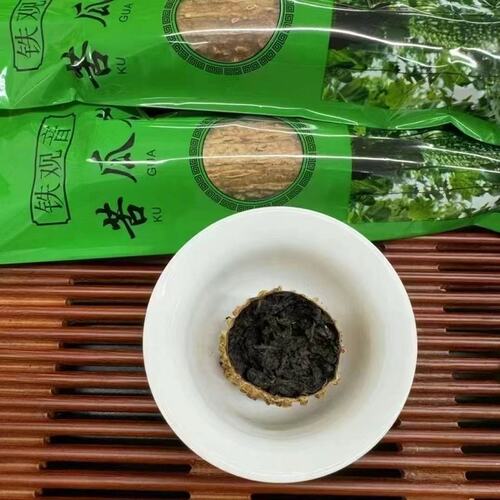 炭焙陈年铁观音苦瓜茶纯天然苦瓜乌龙茶苦瓜茶回甘500克