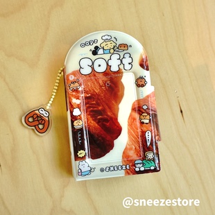 喷嚏士多原创 热黄油酥酥包单格卡册 可爱面包爱豆小卡照片收纳册