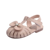 Детские сандалии, летняя мягкая обувь для принцессы для раннего возраста, сезон 2021, в корейском стиле