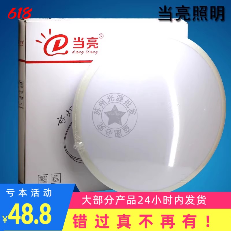 当亮LED简约三防吸顶灯