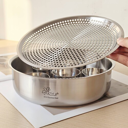 维乐仕18/10冲孔网盘配圆盘配杯