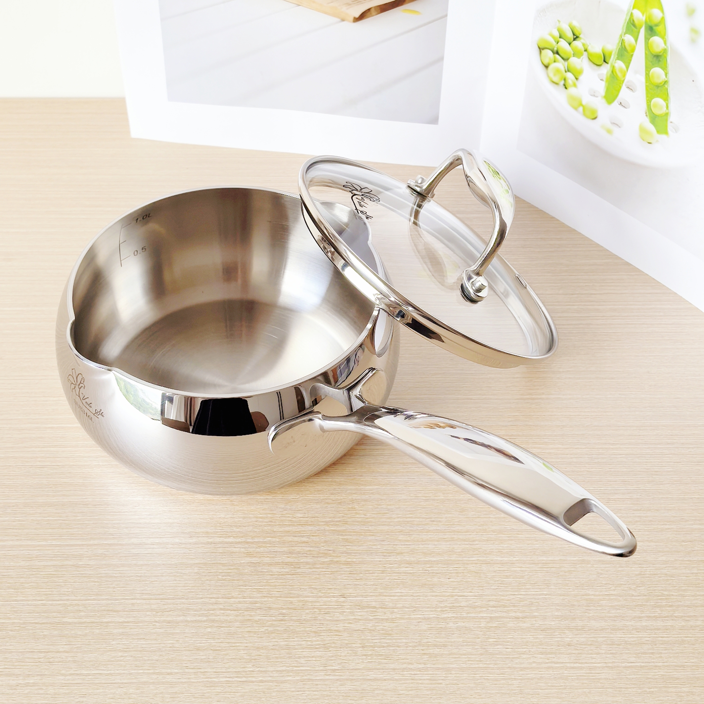 维乐仕316不锈钢奶锅宝宝辅食