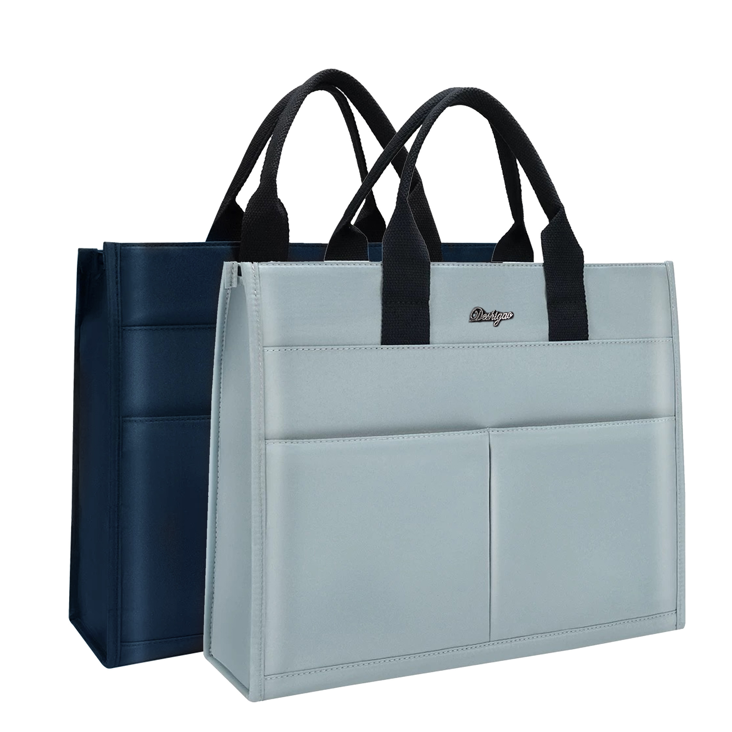 德仕高3185男女手提公文包内置水杯固定位办公会议资料收纳定制