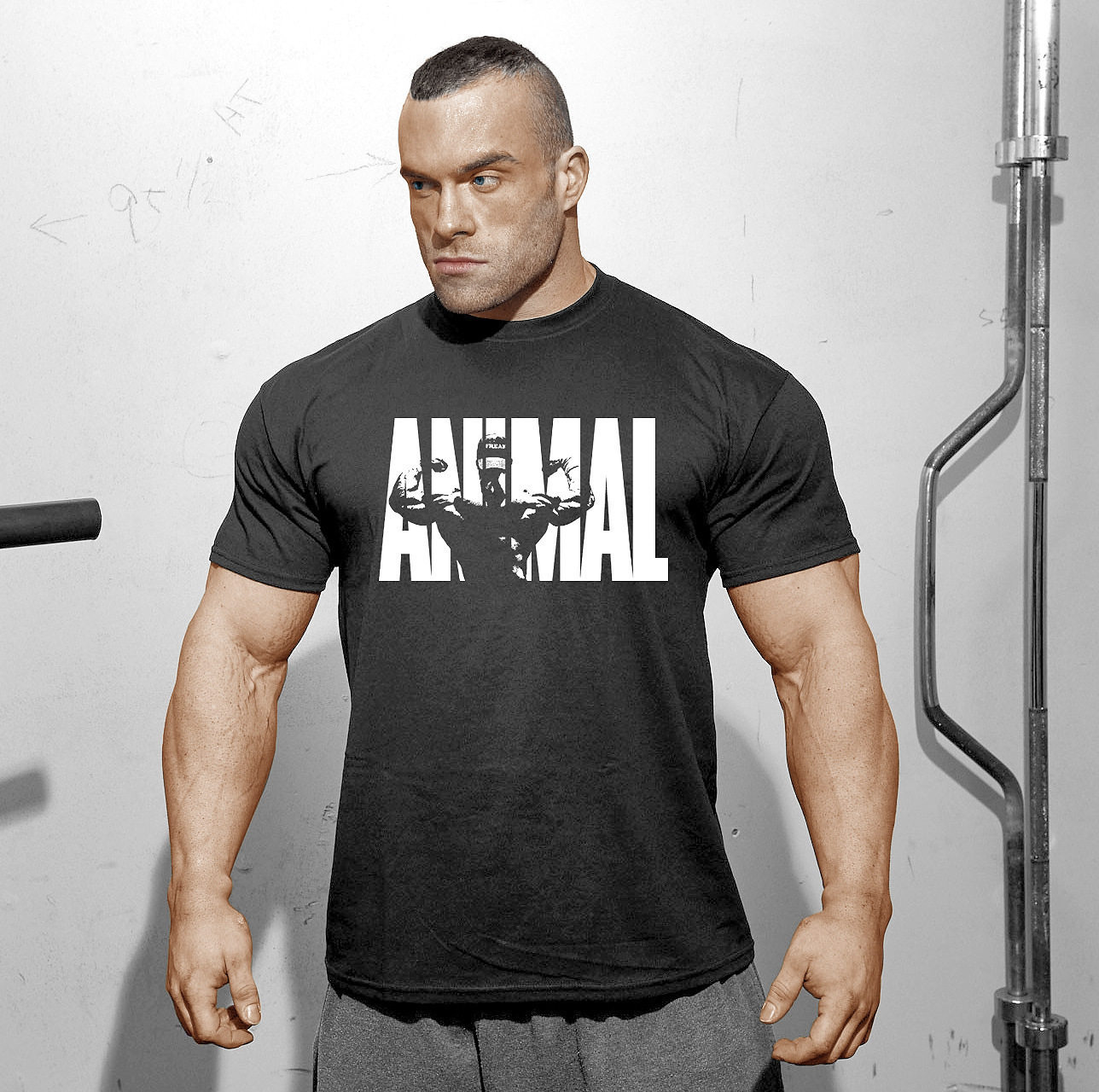 环球野兽短袖健身全棉