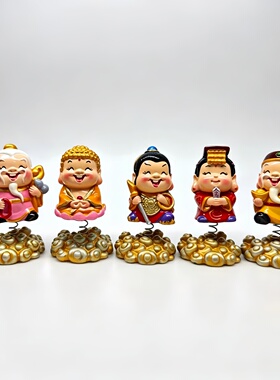 摇摆如来妈祖土地公月老哪吒摆件