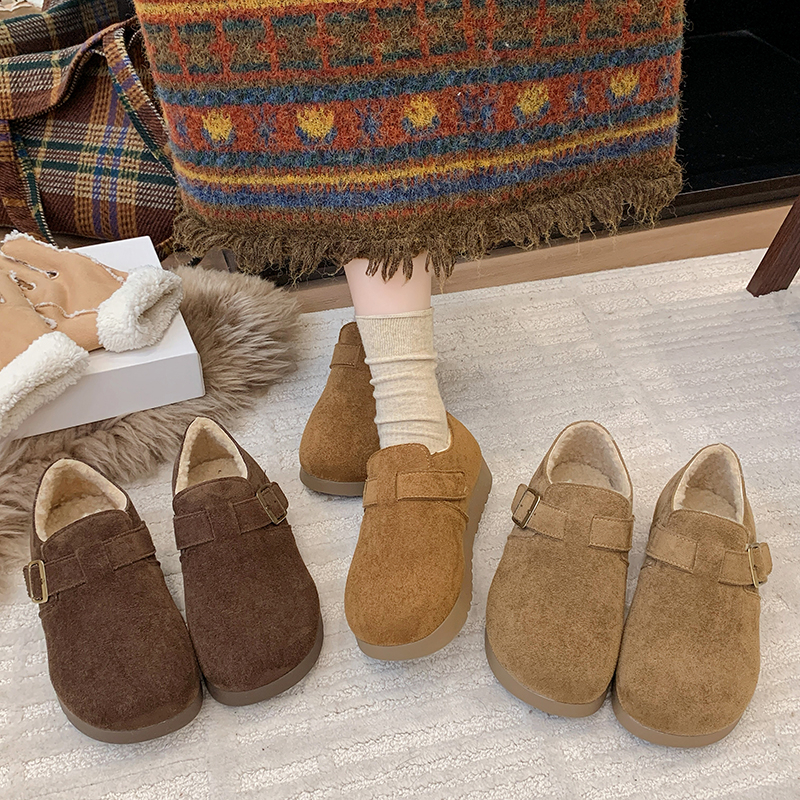 保暖勃肯鞋复古2024年秋冬新款