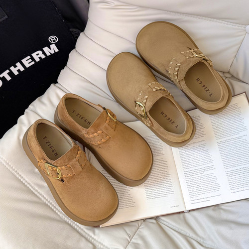 厚底增高勃肯面包鞋2025年新款