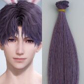 李氏越洋祁煜发色DIY发排BJD SD娃娃假发棉花娃娃假发娃用高温丝