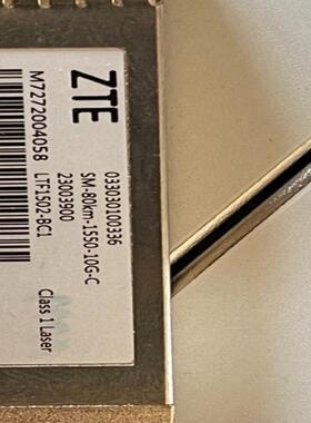 中兴10G80km光模块编码033030100336