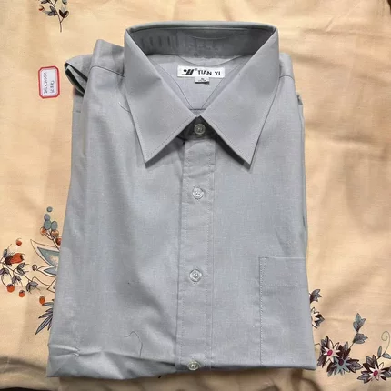 O151 罗布麻灰色长袖衬衫