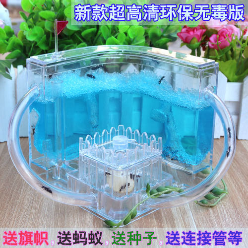 蝶蚁轩蚂蚁庄园玩具屋工坊 宠物王国别墅农场 蚁巢城堡家园蚁后窝