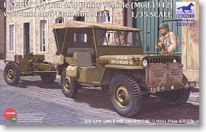 威骏 CB35107 美国GPW轻型作战越野车1942年型及M3A1反坦克炮