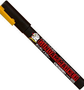 MR.HOBBY GM08 黄色 机动战士系模型上色用平芯油性马克笔