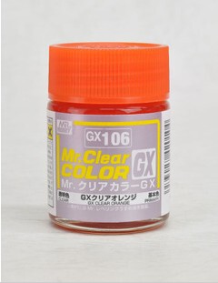 MR.HOBBY/郡仕 GX106 GX透明橙色 18ml油性模型油漆