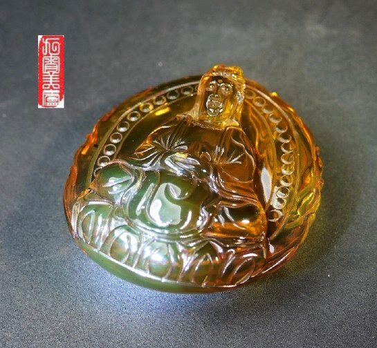 墨西哥天然琥珀老蜜蜡挂坠链珠虫珀蓝珀胸针观音吊坠原石项链