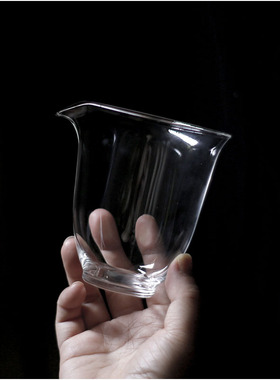 韩祠茗品｜悦禅｜高透高硼硅玻璃公道杯 悟禅公杯 分茶器简约茶海