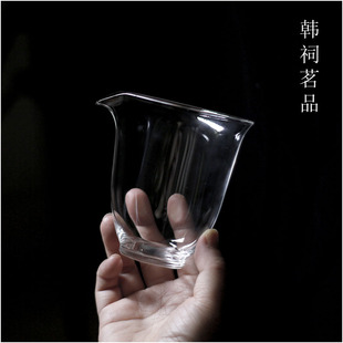 韩祠茗品|悦禅|高透高硼硅玻璃公道杯 悟禅公杯 分茶器简约茶海