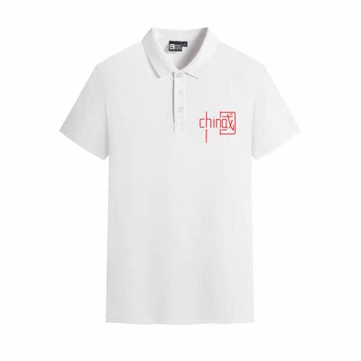 新款五星国旗男女短袖夏季大码polo衫我爱中国国庆活动演出服T恤