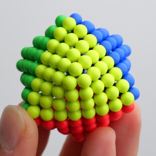 艳丽彩色巴克球减解压玩具教具磁铁力珠球益智放轻松巴基兔子礼物