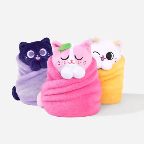 猫咪摆件毛绒玩具多色可爱