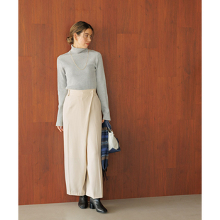 休闲裤 日单品牌秋冬新款 裤 设计感不规则拼接松紧腰西装 32008 时尚