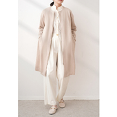 中长款 日单品牌秋冬新款 简单大方百搭拉链长袖 麂皮绒外套女27240